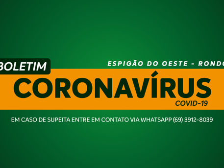 21 DE JUNHO DE 2021 – BOLETIM DIÁRIO COVID-19 EM ESPIGÃO DO OESTE