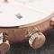Miniature : Montre Chrono mixte "Black croco leather"