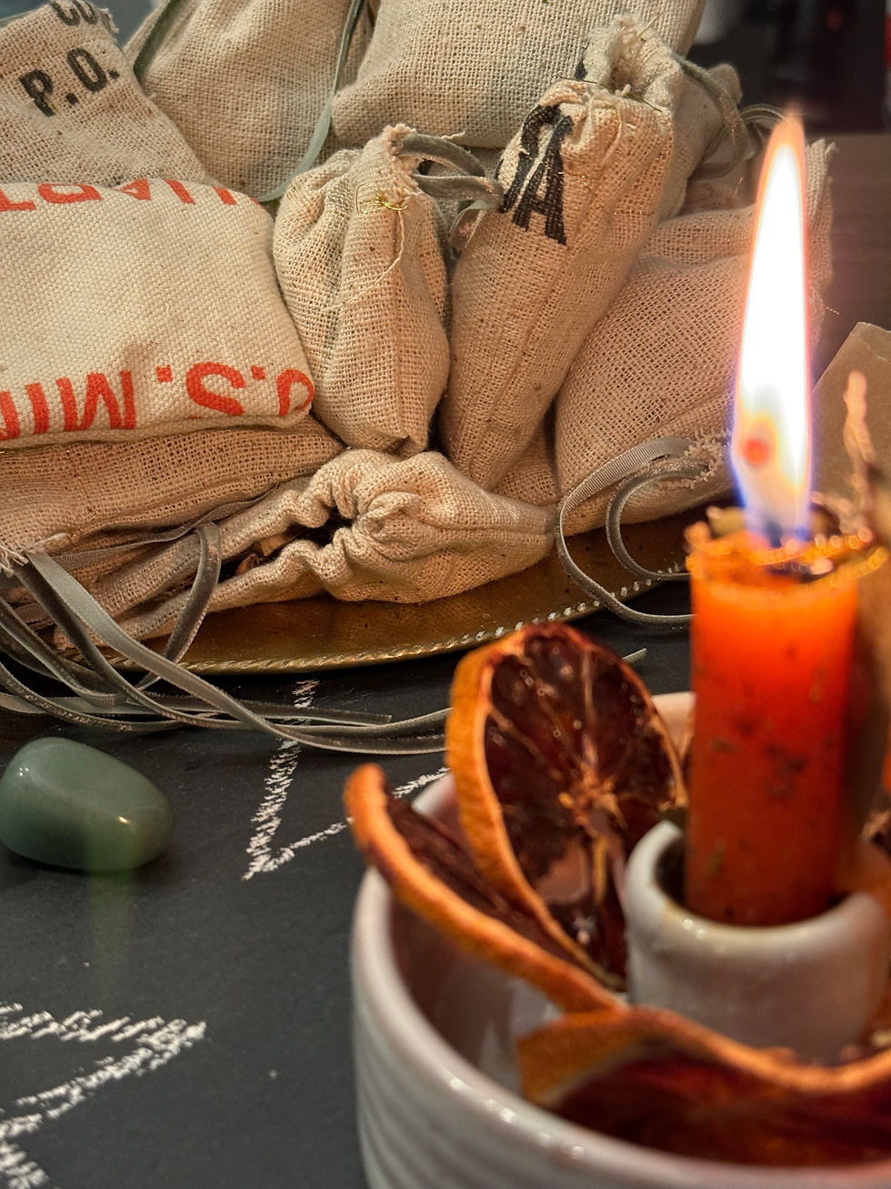 Thumbnail: Olde Money Bags - An Abundance Reclamation Spell Kit