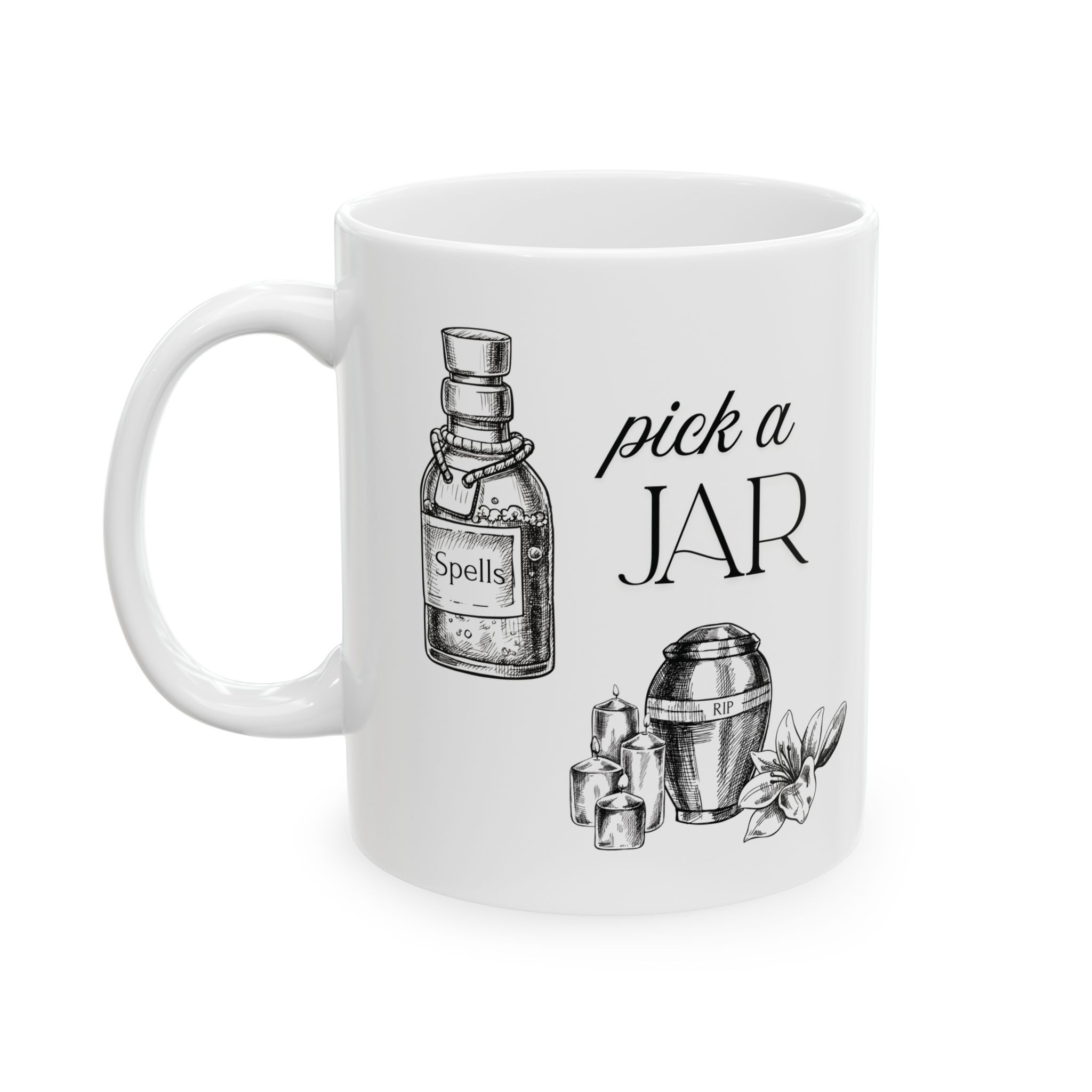 Pick A Jar: Witchy Spell Potion Coffee Cup (11oz & 15oz)