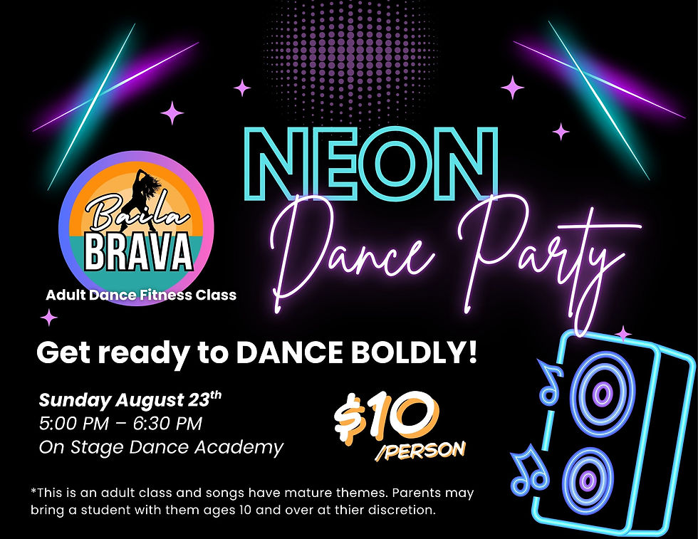 Baila Brava Neon Dance Party