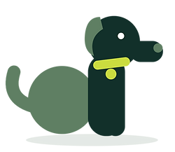Illustrated Newpaw dog