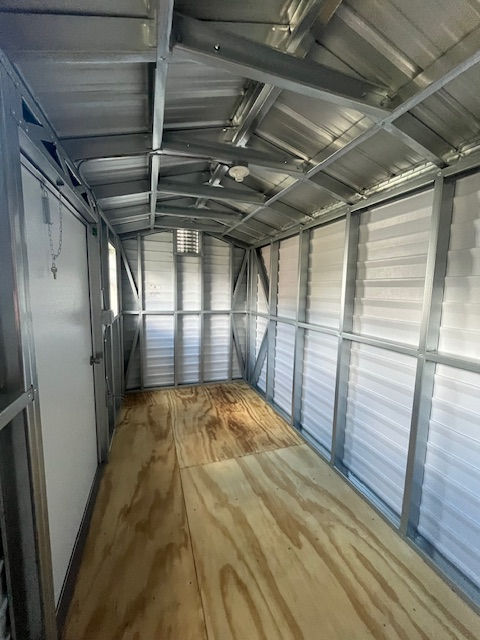 Thumbnail: 6x14 Forever Series Lark Metal Garden Shed w Electric #319684