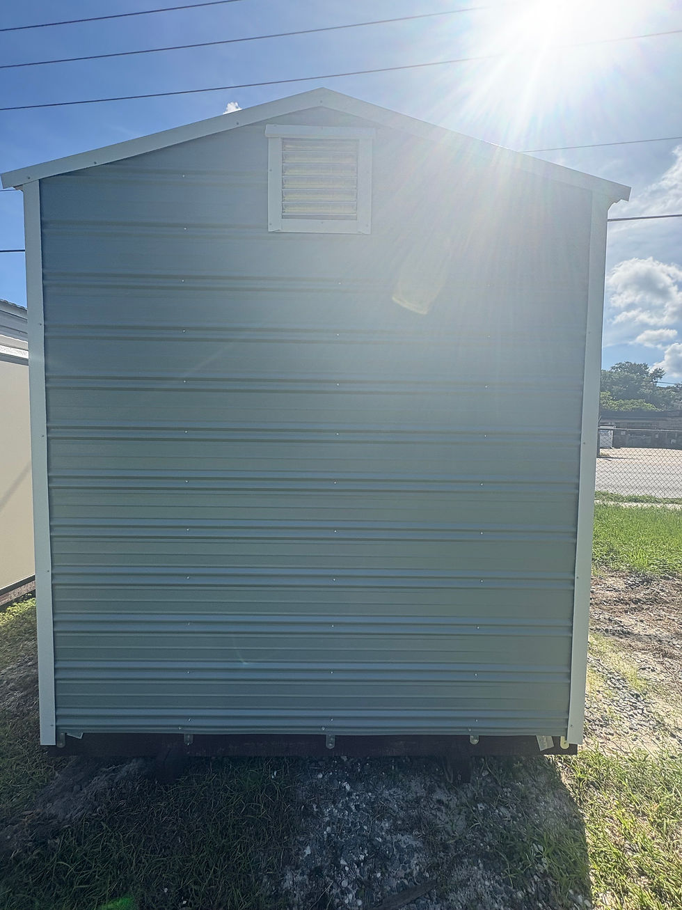 Thumbnail: 8 x 12 Side Garden Shed with Electric #13477