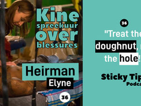 EP36. Kine spreekuur over blessures met Elyne Heirman