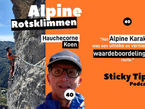 EP40. Alpine Rotsklimmen met Koen Hauchecorne