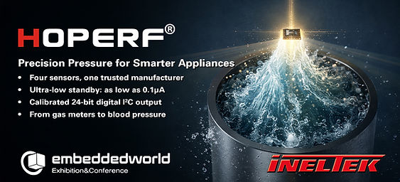 HopeRF Pressure Sensors: How to Choose the Right Sensor for Domestic Appliance Design