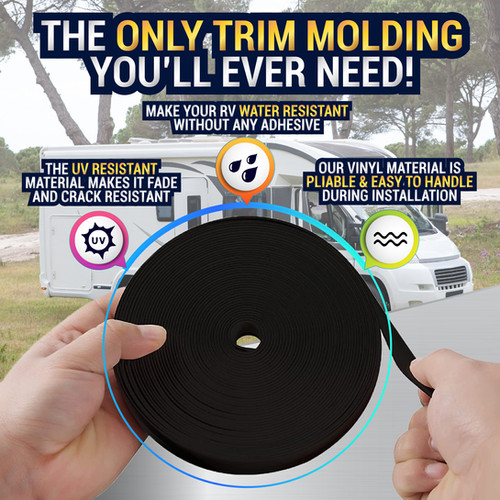 MADHOLLY RV Insert Molding Trim, 7/8 Inch Heavy-Duty Vinyl - View #8