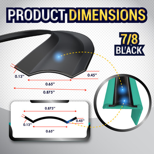MADHOLLY RV Insert Molding Trim, 7/8 Inch Heavy-Duty Vinyl - View #6