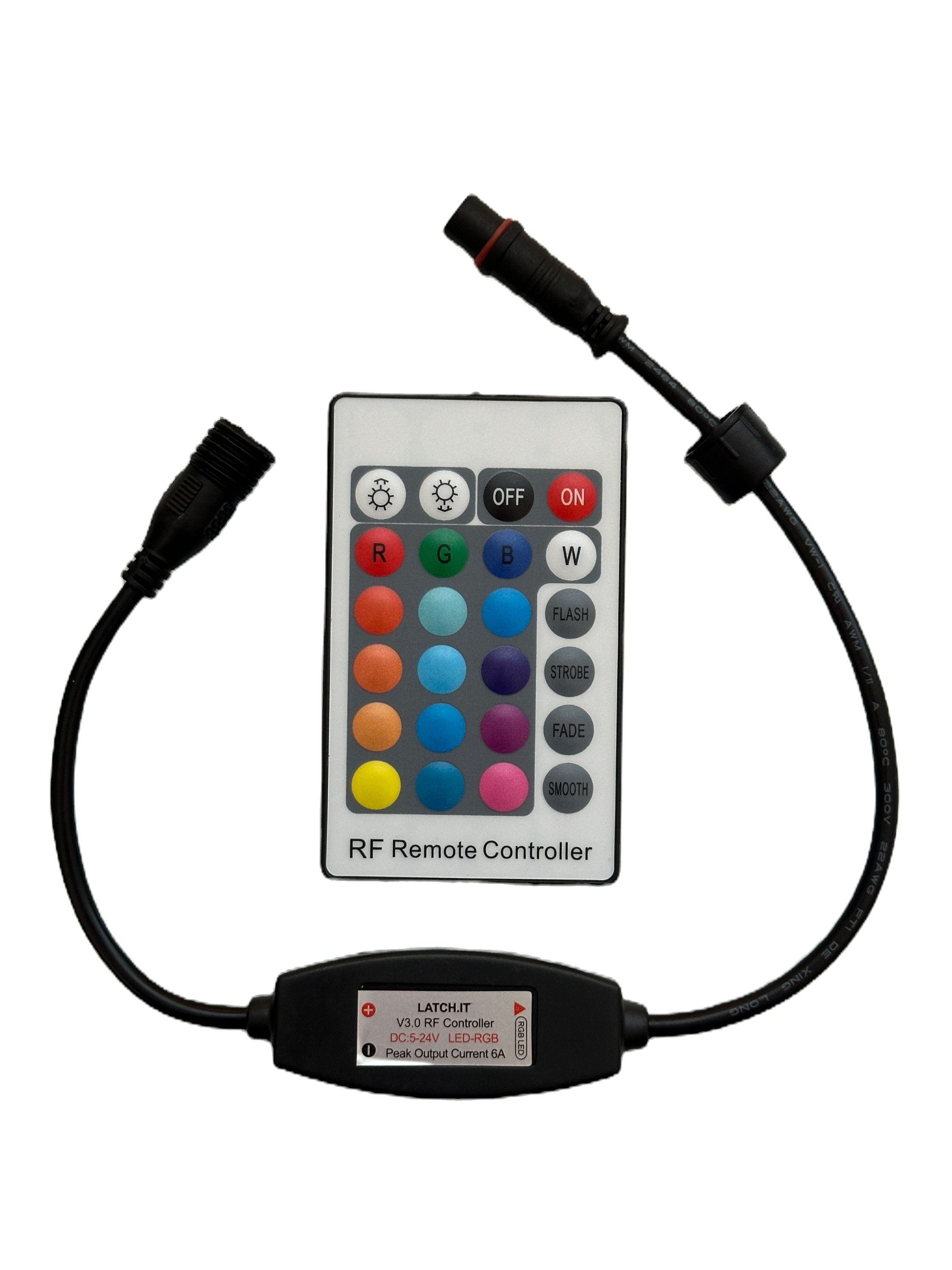 V3 LED Strip RF Controller & Remote