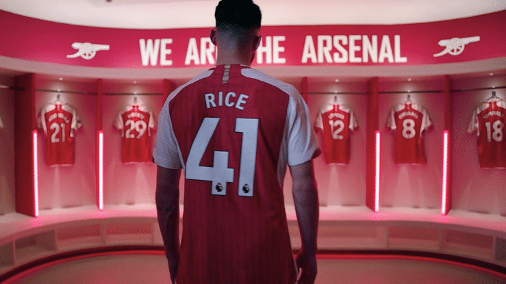Rice ➡ Arsenal