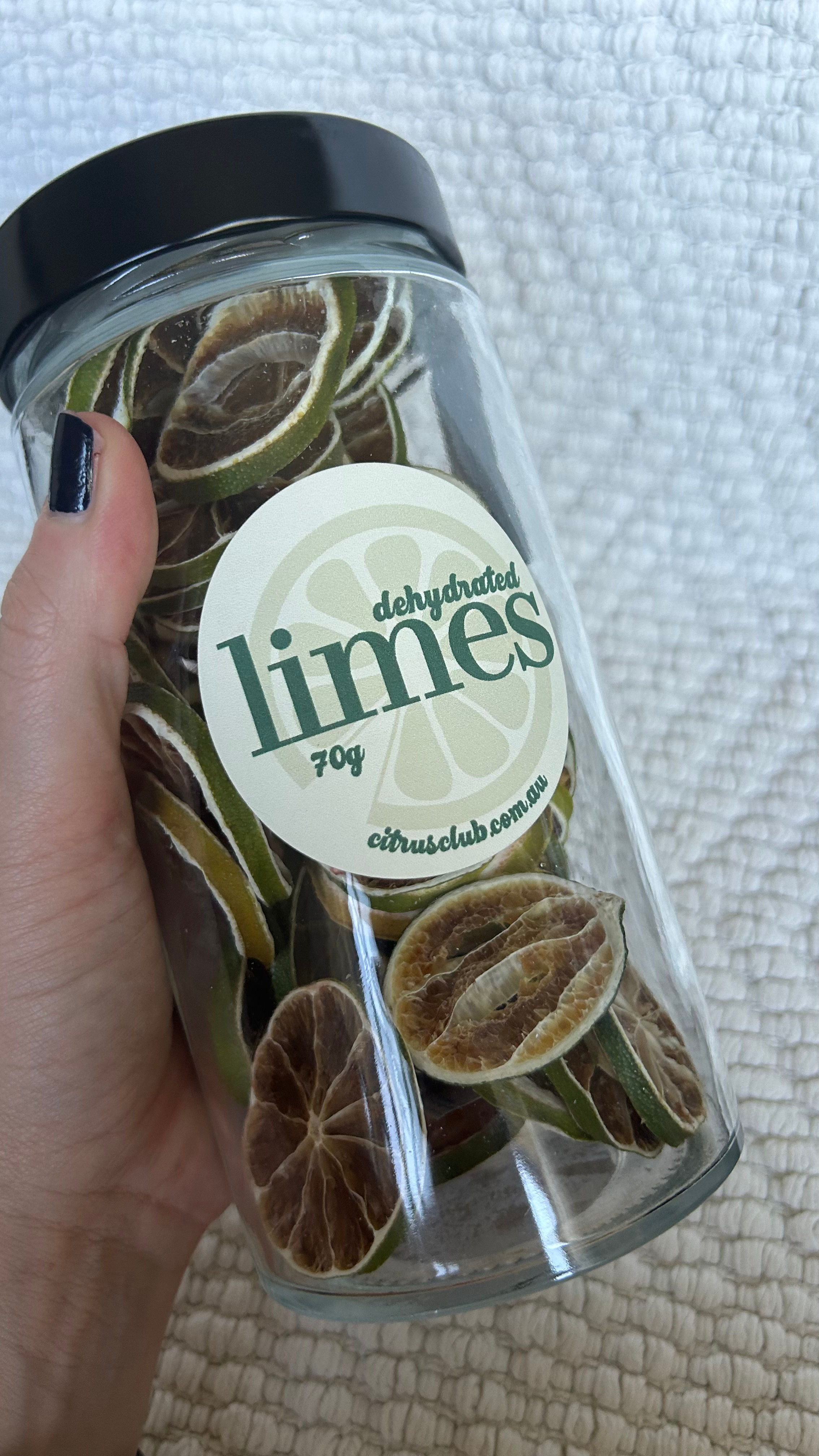 Dehydrated Lime Slices 70g