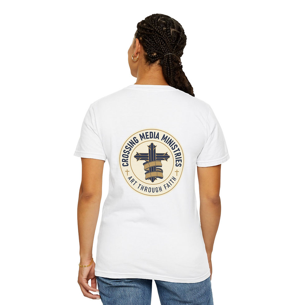 Thumbnail: Art Through Faith T-Shirt — Crossing Media Ministries Logo Tee