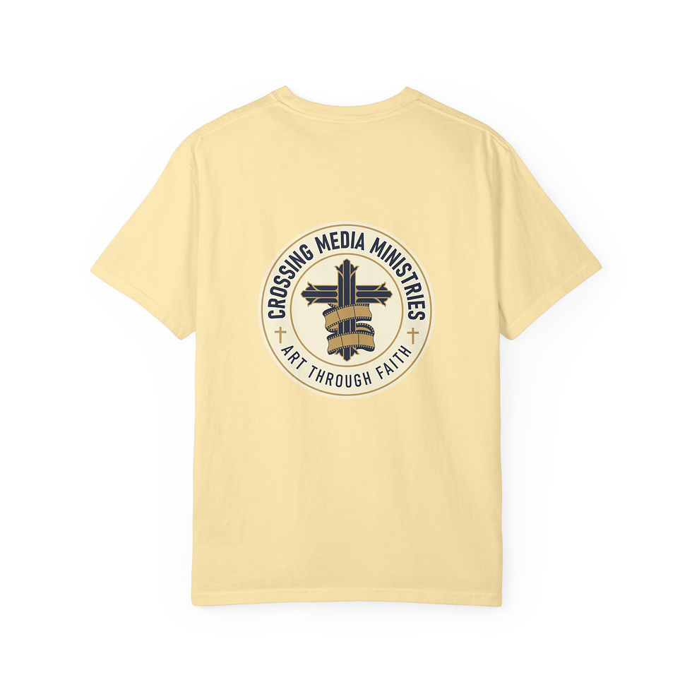 Thumbnail: Art Through Faith T-Shirt — Crossing Media Ministries Logo Tee