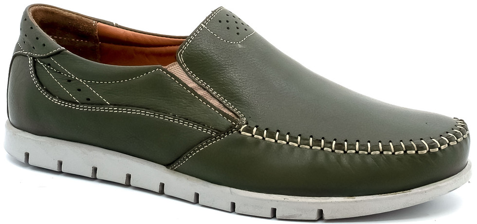 Thumbnail: 158 - Lusco Leather Casual Slip