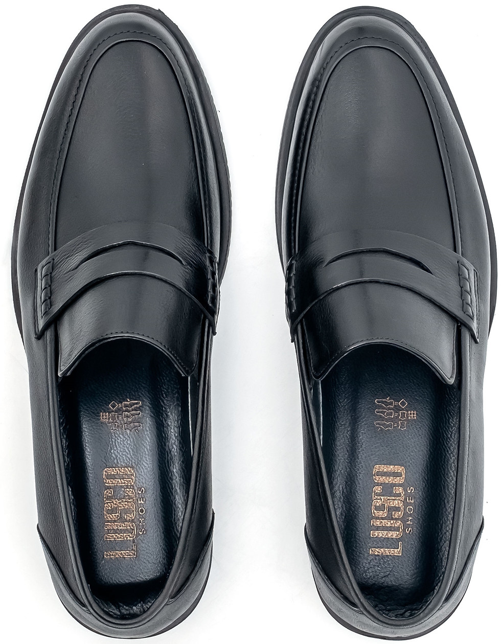 Thumbnail: 738 - Men`s Lightweight Casual Smart Penny loafers