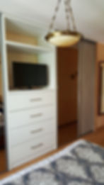 Aménagement dressing avec tiroirs sur mesure