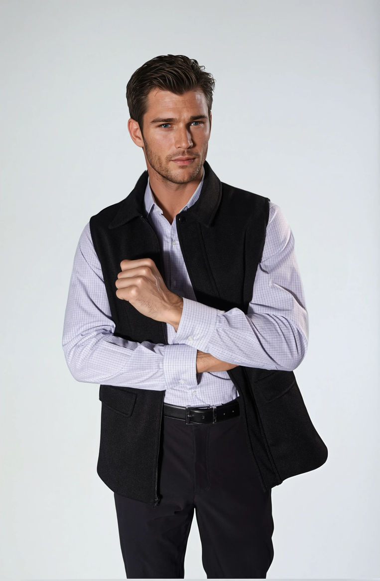 Chaleco Casual Negro