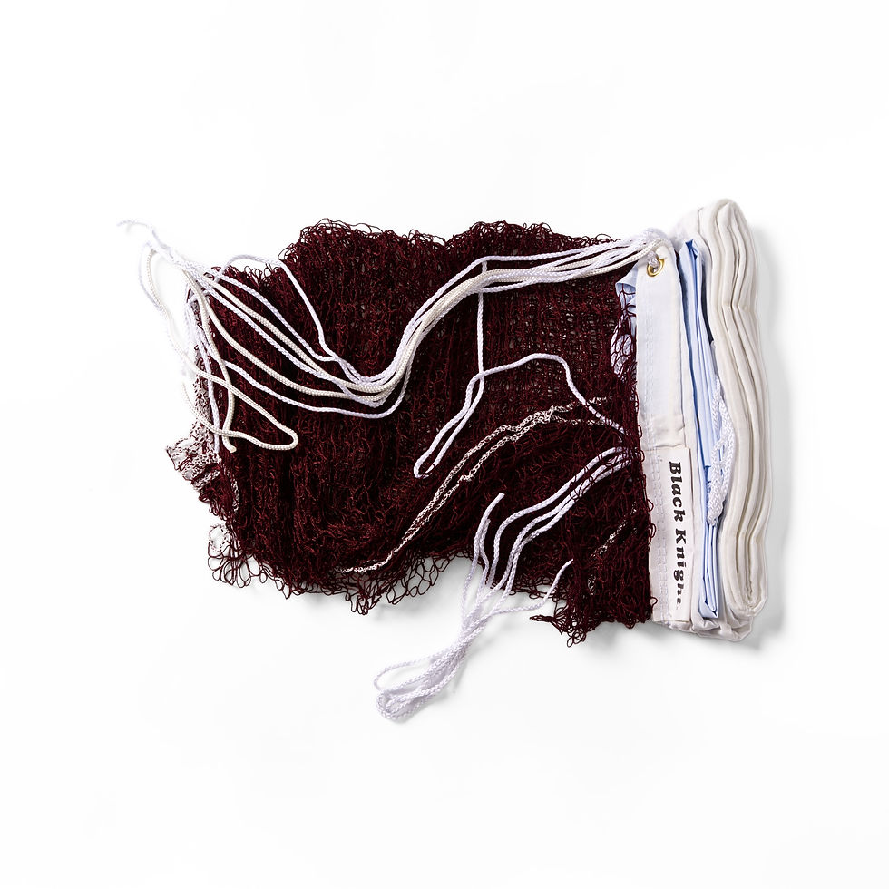 red de hilo para badminton