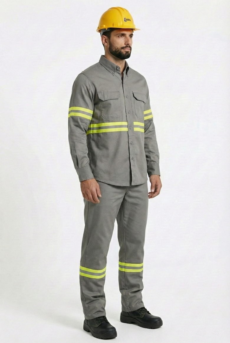 Conjunto Industrial para Caballero Gris Cemento