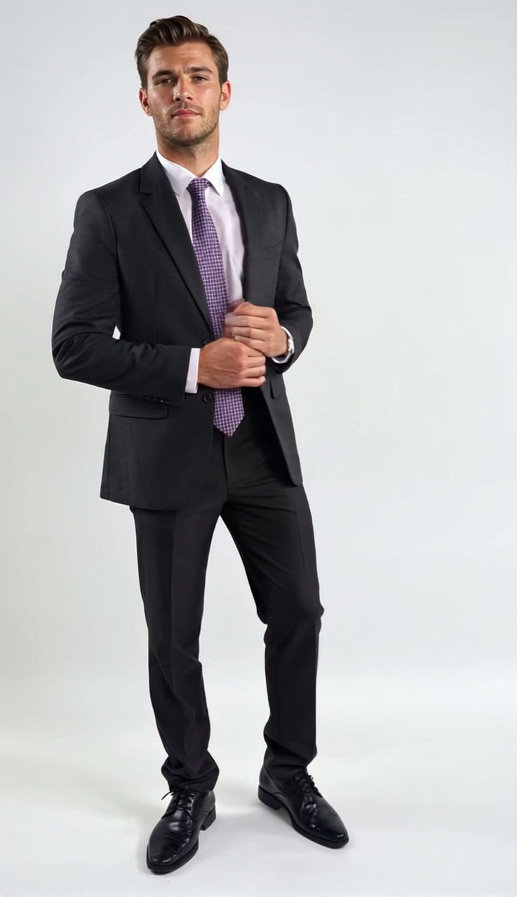 Traje Ejecutivo Gris Oxford