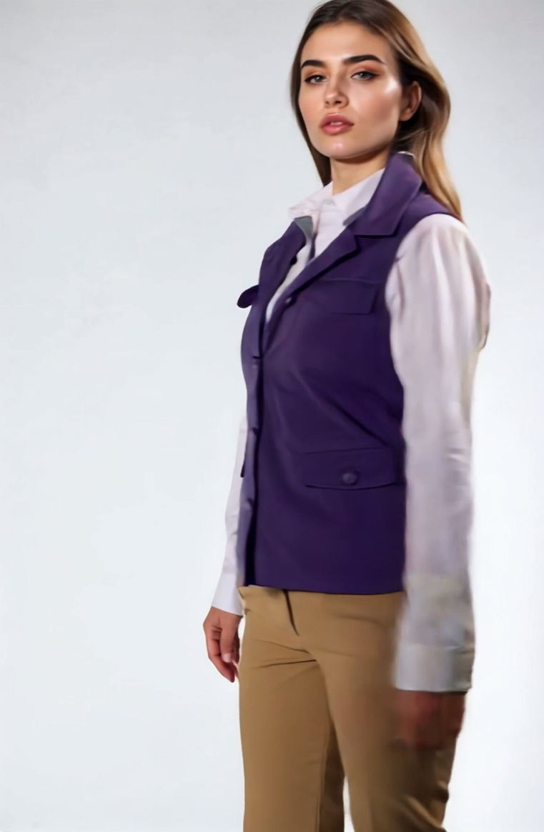 Conjunto Casual para Dama con Chaleco