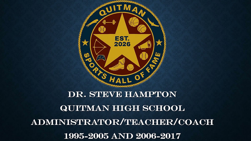 Quitman High School Dr. Steve Hampton.mp4