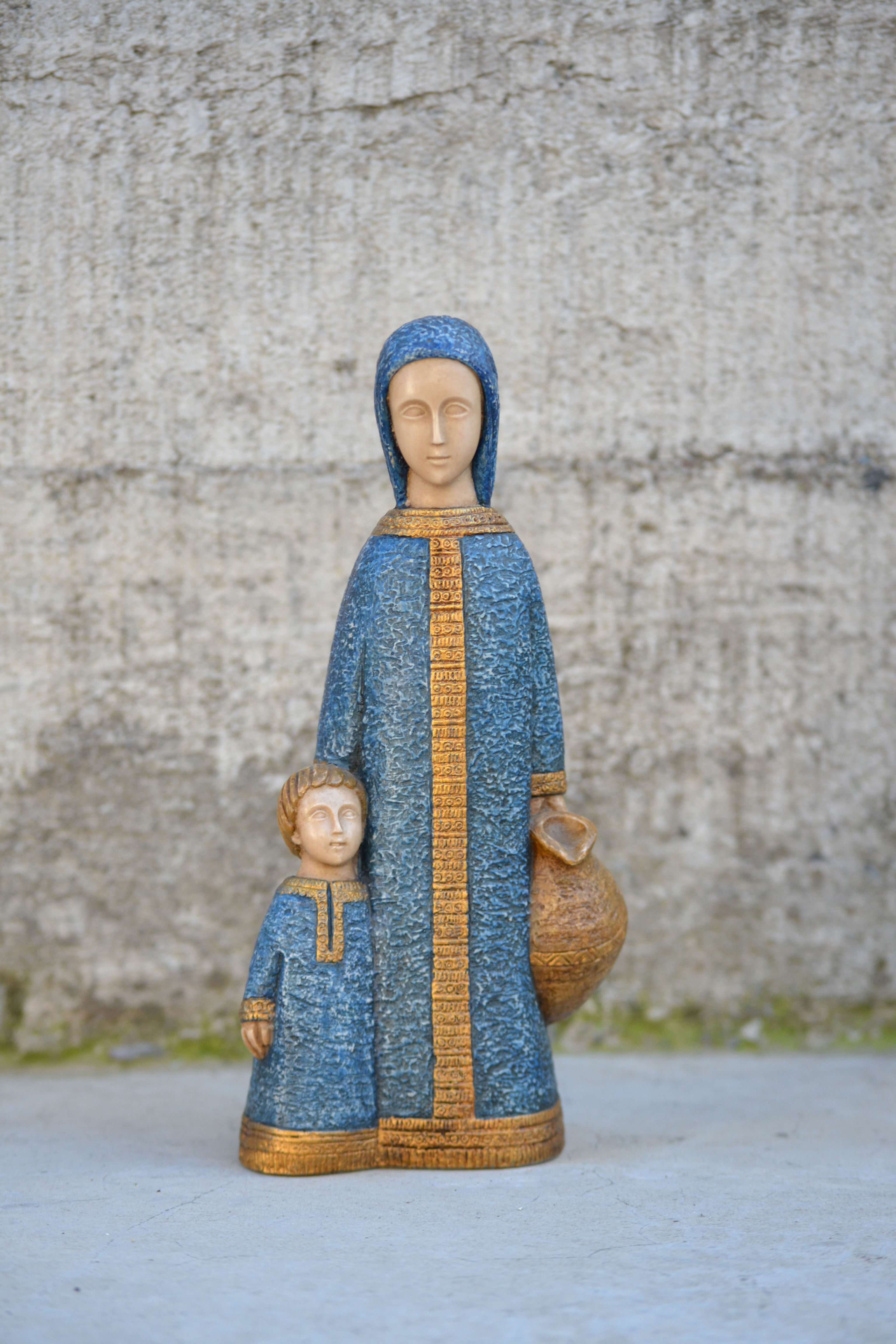 VIRGEN DE NAZARETH AZUL