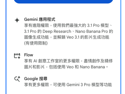 香港用戶: Google Gemini 全新 AI 會員方案：定價與功能全解析