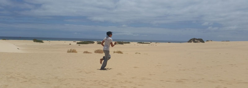 Anne Vogel Fuerteventura AcademyaO entrenamiento al aire libre