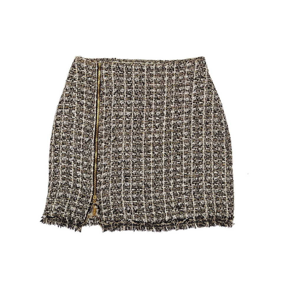 Miniatura: Saia Tweed Preta TKS