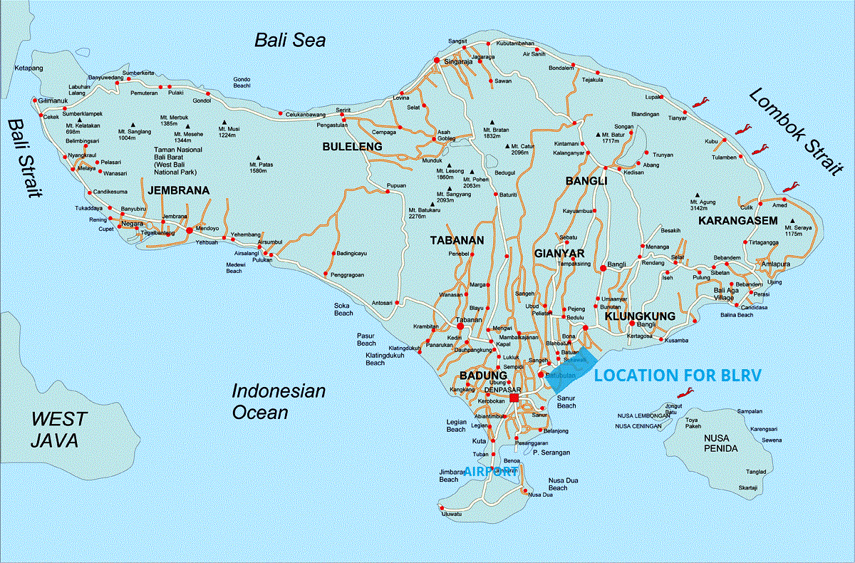 Bali Map