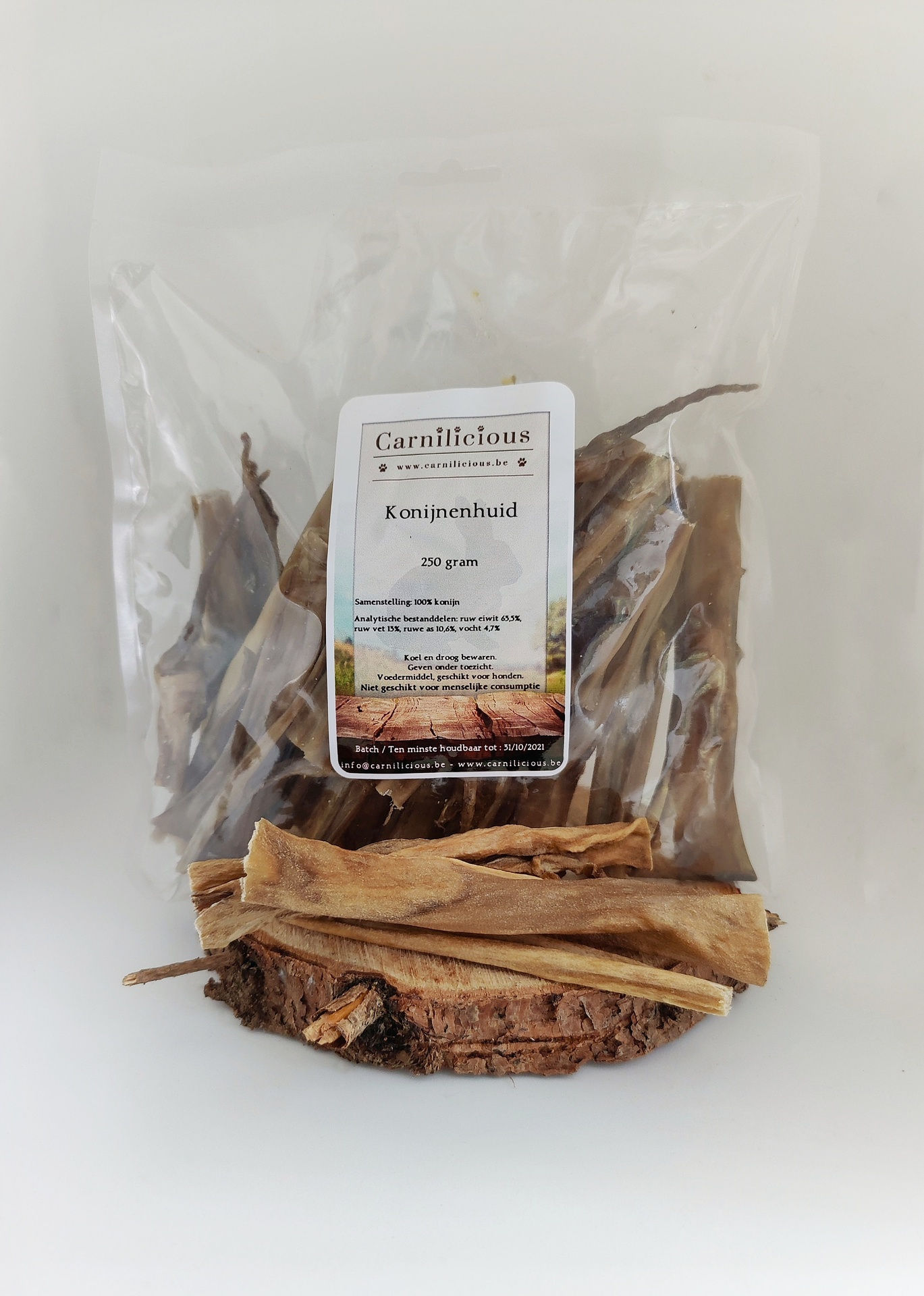 Carnilicious konijnenhuid 250gr