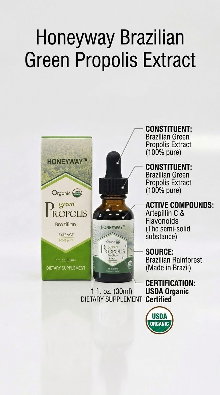 Thumbnail: Brazilian Green Propolis 1oz(30ml) 4bottles