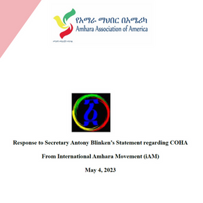 Response to Secretary Antony Blinken’s Statement regarding COHA
