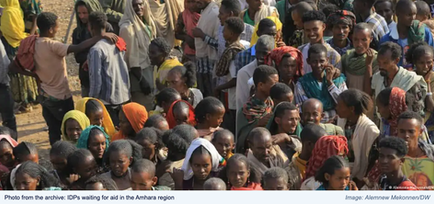 DW Amharic – Conflict and draught displace residents in Wag-Hemra to surrounding towns