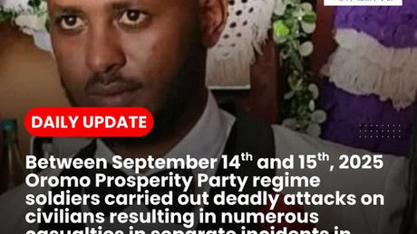 Oromo Prosperity Party regime soldiers carried out deadly attacks on civilians resulting in numerous casualties in separate incidents in Estie and Farta Woredas