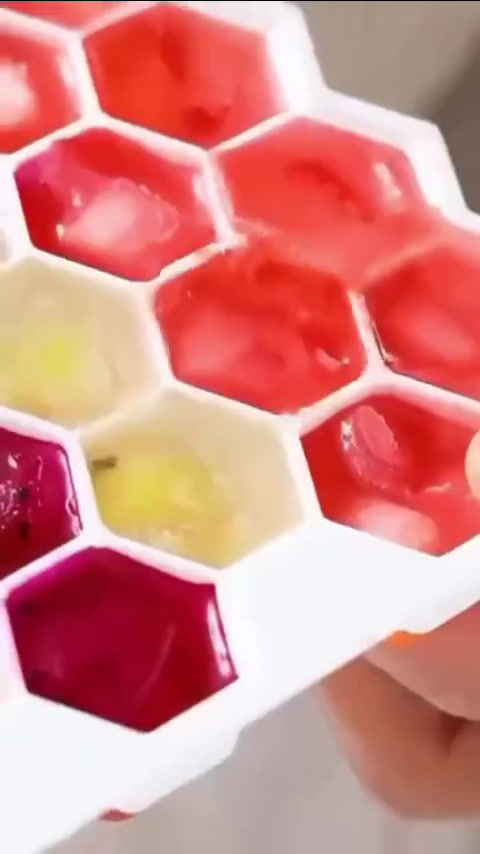 Thumbnail: Ice Cube Tray Silicone for Freezer Ice Cube Mould Flexible Tray for Freezer,