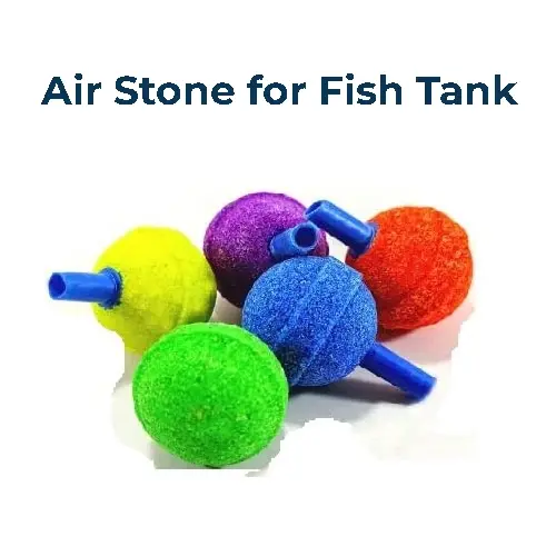 2 Piece Aquarium Air Stone with Fine Bubble Output for Aquatic Plants an