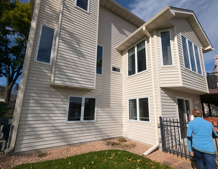 Cleaned home in Lakeville, MN after full exterior service for elderly resident by Red Eye Exterior Cleaning