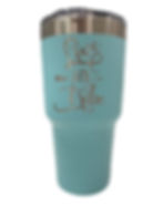 Thumbnail: Engraved stainless steel vacuum insulated tumblers with lid