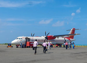 Agatti airport - green earth trails.
