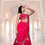 Thumbnail: ABHIASHU Drape saree red side view