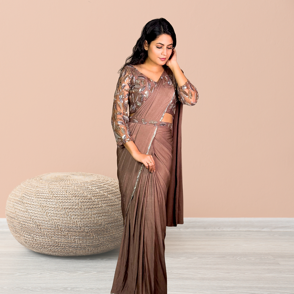 Thumbnail: Gen Z Drape Saree ABHIASHU full view