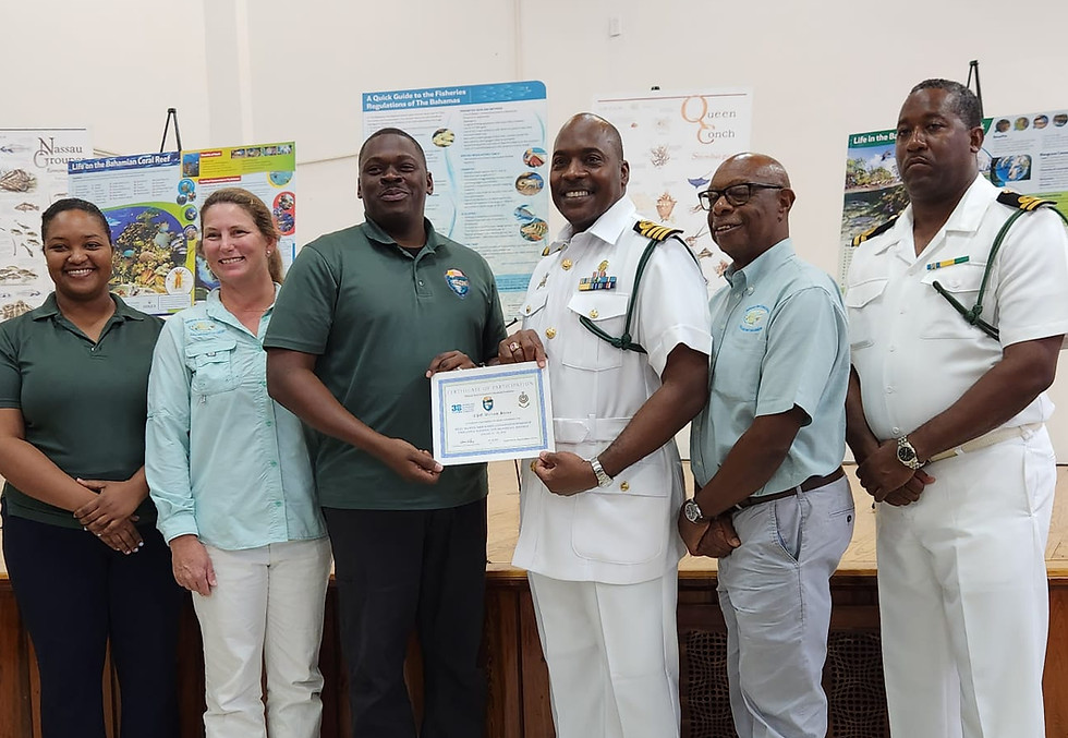 Photo 9 All participants received certificates for attending BREEF’s Marine Conservation W