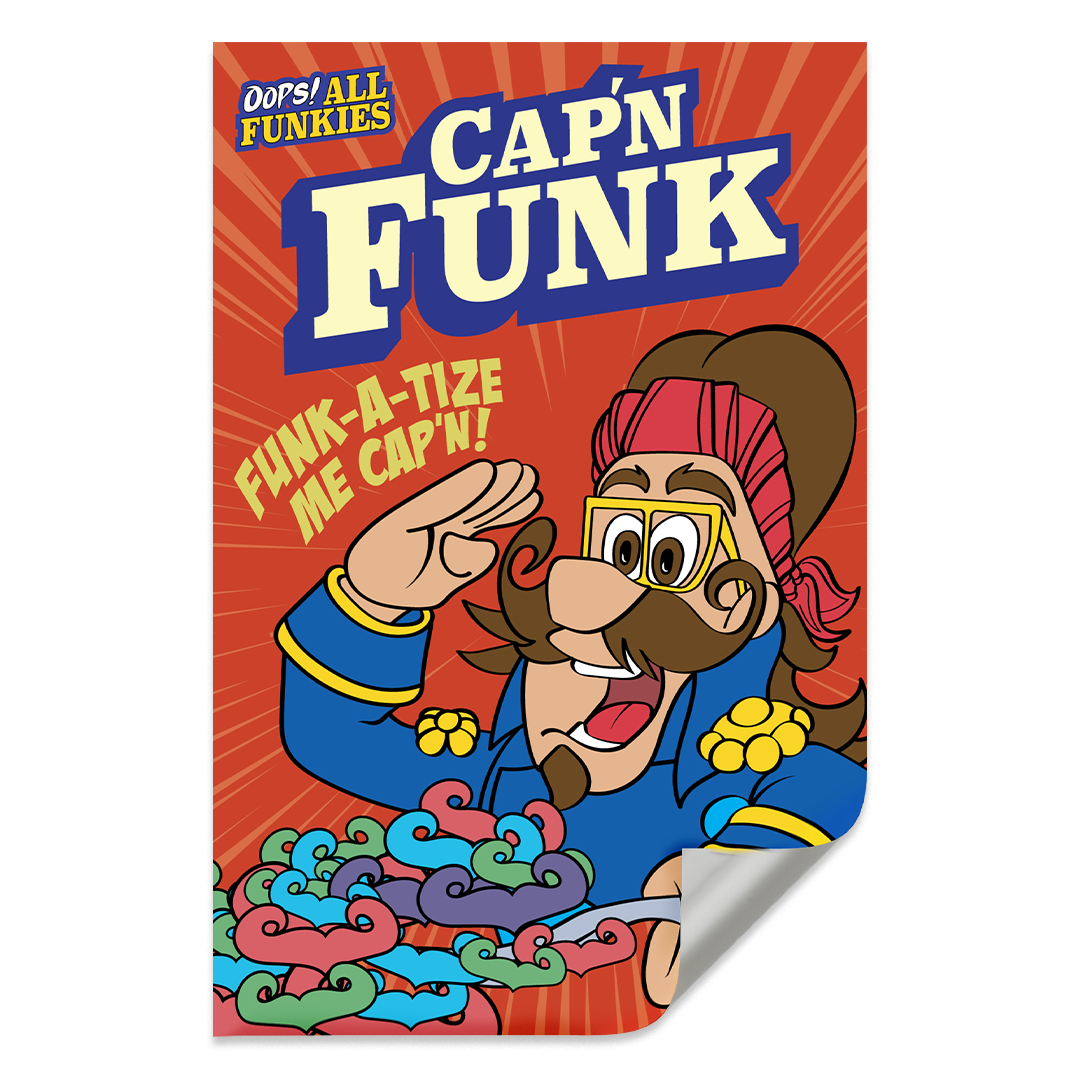 CAP’N FUNK Sticker