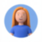 alegre-avatar-femenino-de-dibujos-animados-en-3d-con-cabello-de-jengibre 2