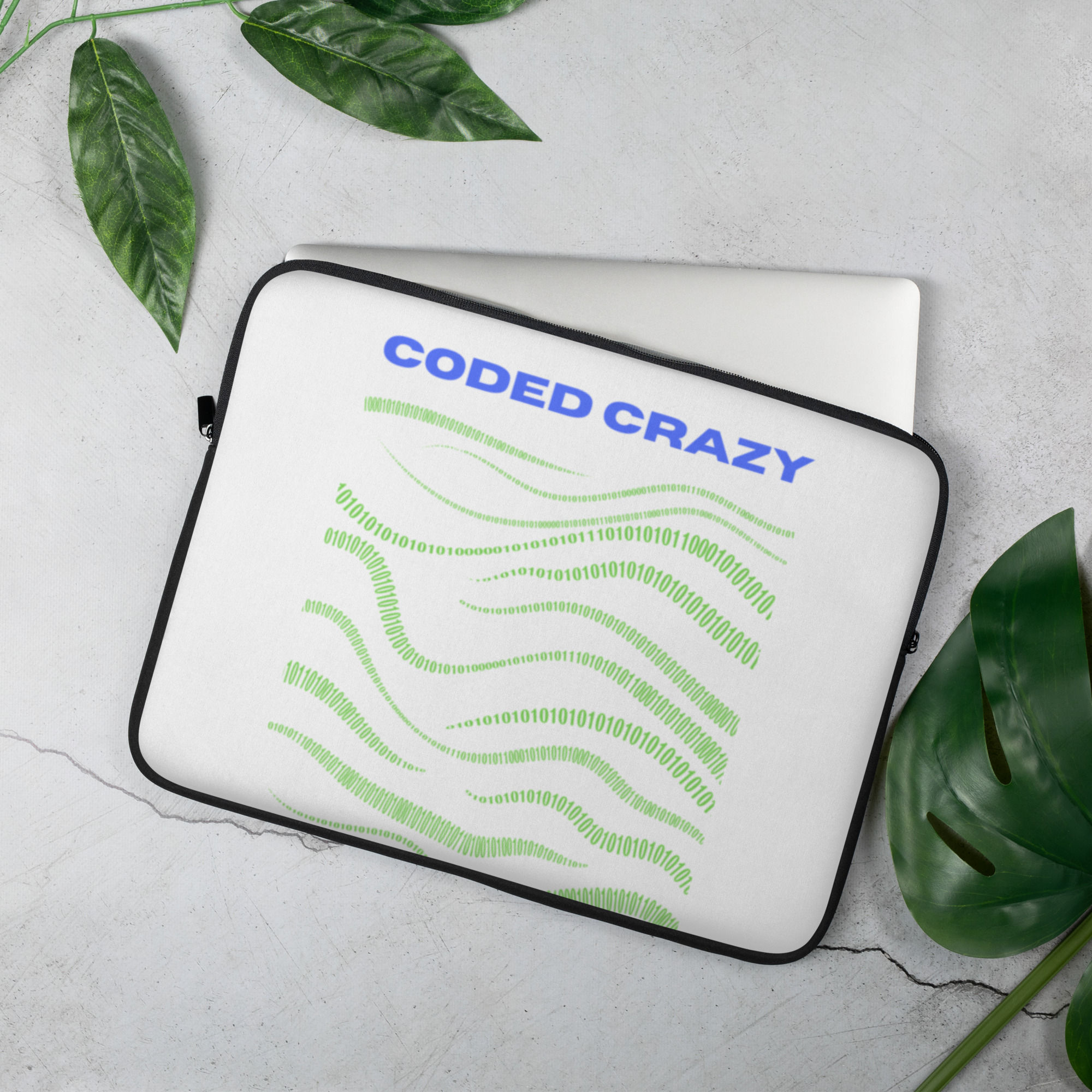 CODED CRAZY - Laptop Sleeve