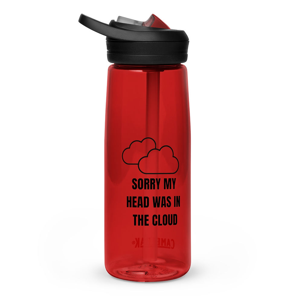 Thumbnail: CamelBak Sports water bottle (black print)