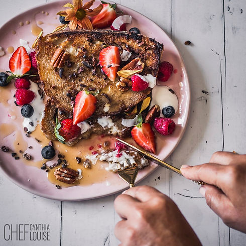 Craig Anthony Mindset Specialist and Chef Cynthia Louise Brain Food Recipes